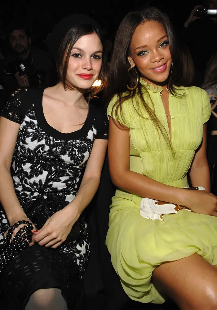 Celebrities at the US Fashion Week in the 2000s