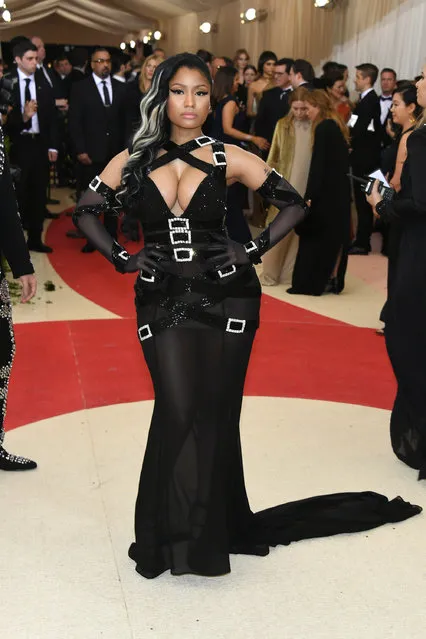 Rapper Nicki Minaj attends the “Manus x Machina: Fashion In An Age Of Technology” Costume Institute Gala at Metropolitan Museum of Art on May 2, 2016 in New York City. (Photo by Larry Busacca/Getty Images)
