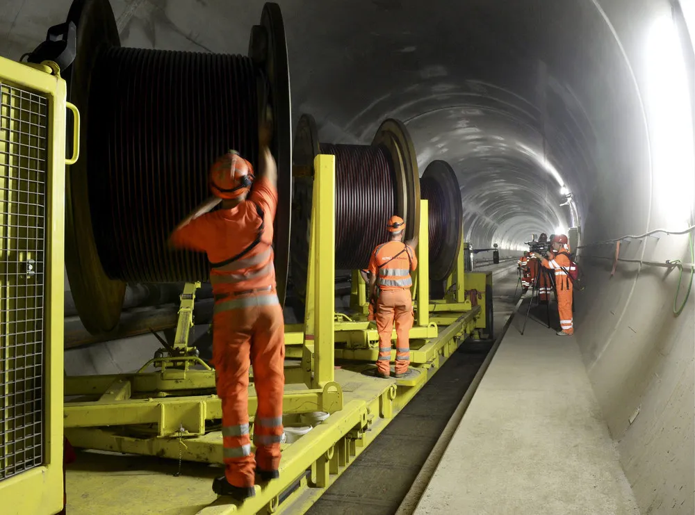 World's Longest Train Tunnel