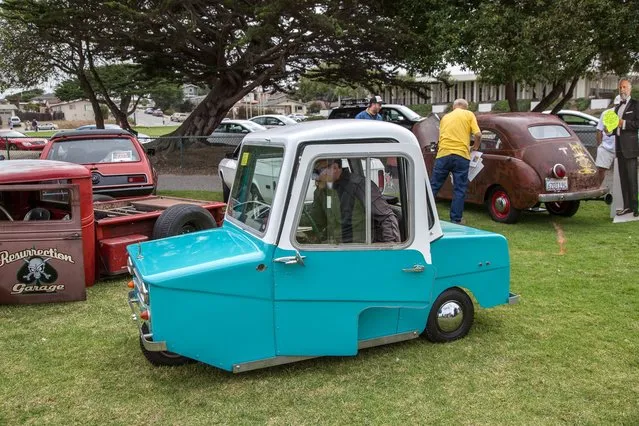 The 1973 Electra-King three-wheeler, the dead evolutionary branch of today's electric cars. (Photo by Robert Kerian/Yahoo Autos)