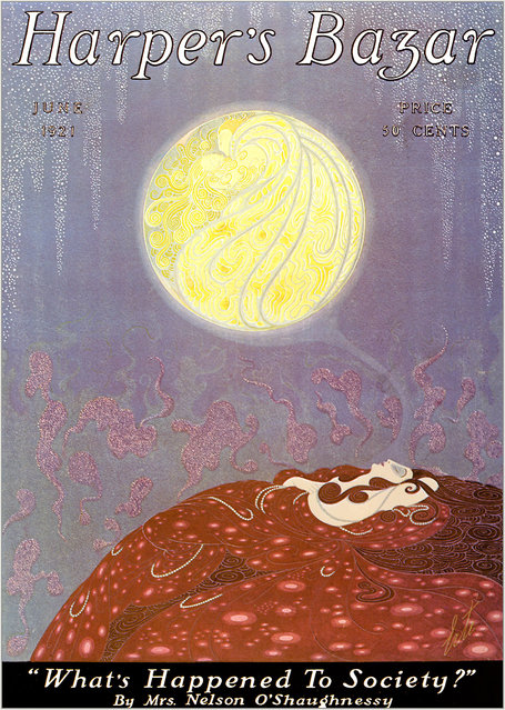 Romain de Tirtoff (Erte) – Hapers Bazar Cover, 1921