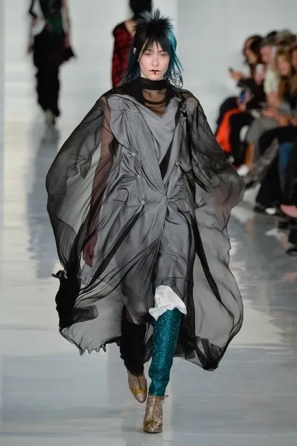 A model walks the runway during the Maison Margiela Haute Couture Spring Summer 2016 show as part of Paris Fashion Week on January 27, 2016 in Paris, France. (Photo by Francois Durand/Getty Images)