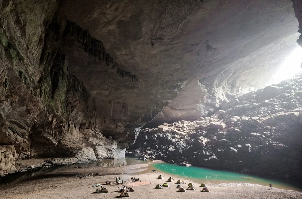 Beach in a Cave