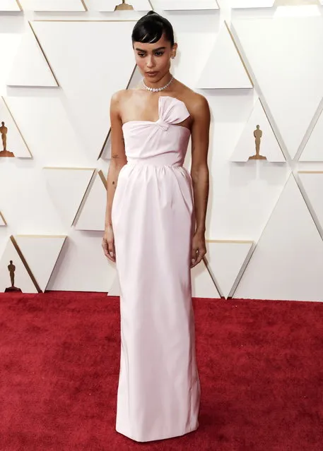 US actress Zoe Kravitz arrives for the 94th annual Academy Awards ceremony at the Dolby Theatre in Hollywood, Los Angeles, California, USA, 27 March 2022. (Photo by David Swanson/EPA/EFE)