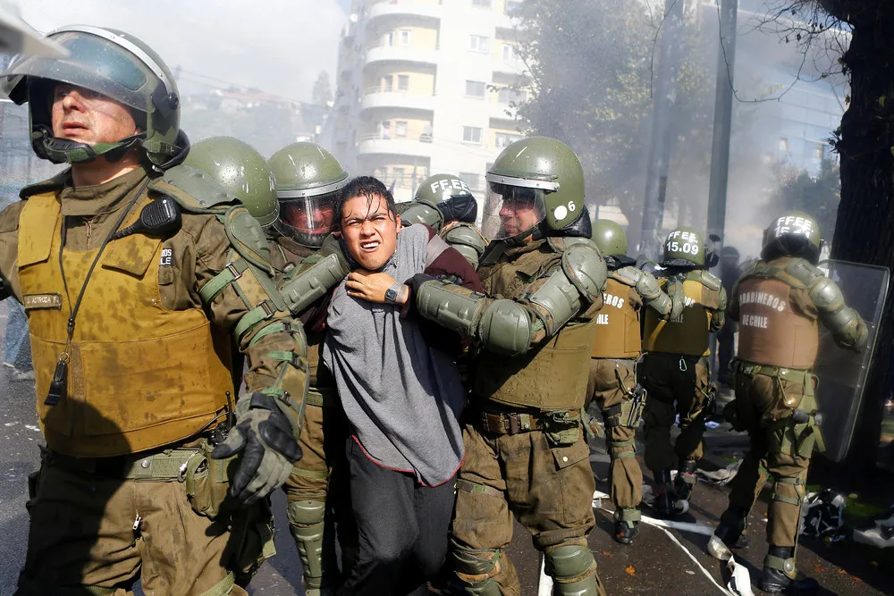 1 Dead in Chile Protests