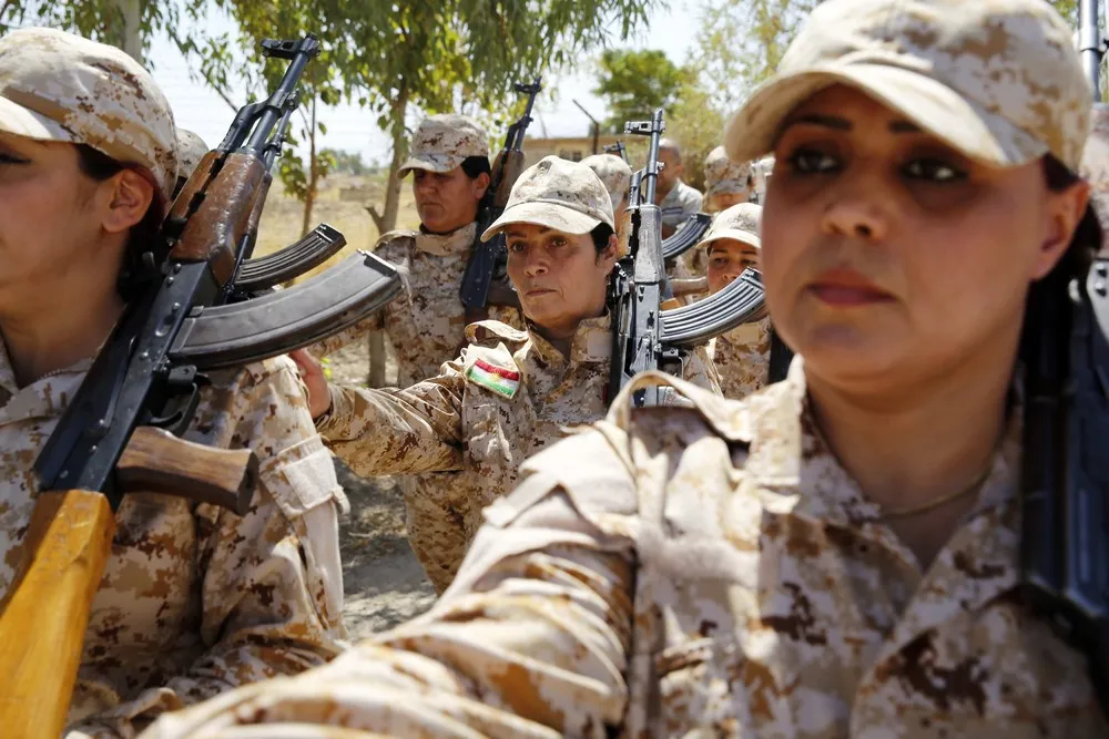 Kurdish Peshmerga Female Fighters