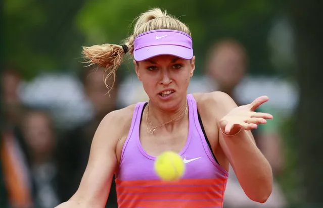 Tennis, French Open – Roland Garros, Paris, France – May 25, 2015: Women's Singles – Germany's Sabine Lisicki in action during the first round. (Photo by Jason Cairnduff/Action Images via Reuters)