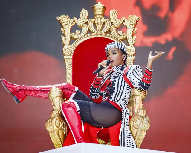 Janelle Monáe performs at the Osheaga Music and Art Festival at Parc Jean-Drapeau on August 03, 2019 in Montreal, Canada. (Photo by Mark Horton/Getty Images)