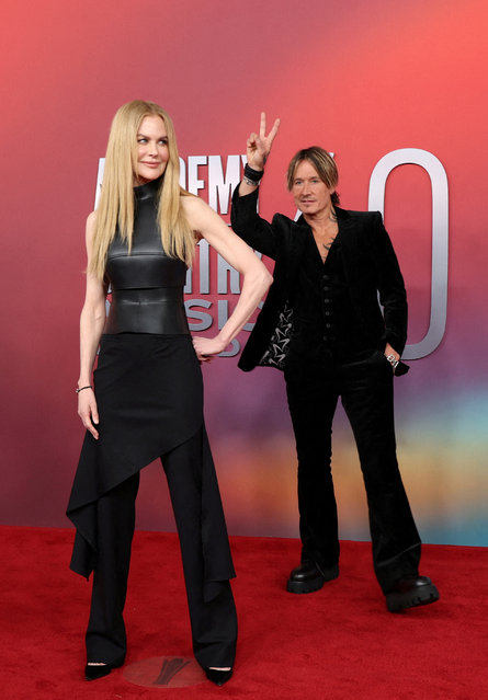 Australian-American actress Nicole Kidman and Australian-American singer-songwriter and guitarist Keith Urban attend the 60th Academy of Country Music (ACM) Awards in Frisco, Texas, U.S., May 8, 2025. (Photo by Kaylee Greenlee Beal/Reuters)