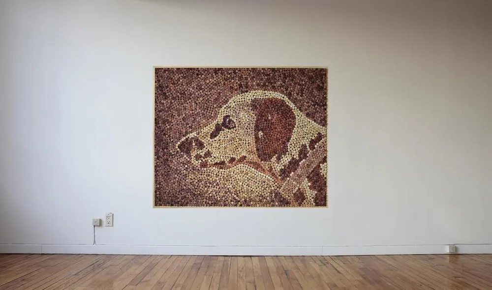 Wine Cork Portraits by Scott Gundersen