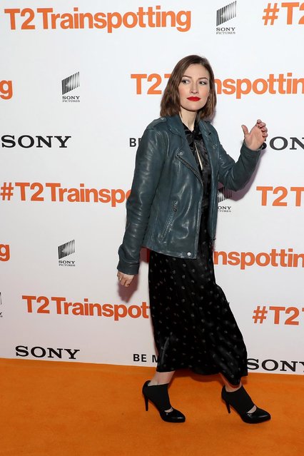 Actress Kelly Macdonald attends the “T2 Trainspotting” world premiere on January 22, 2017 in Edinburgh, United Kingdom. (Photo by Mike Marsland/WireImage)