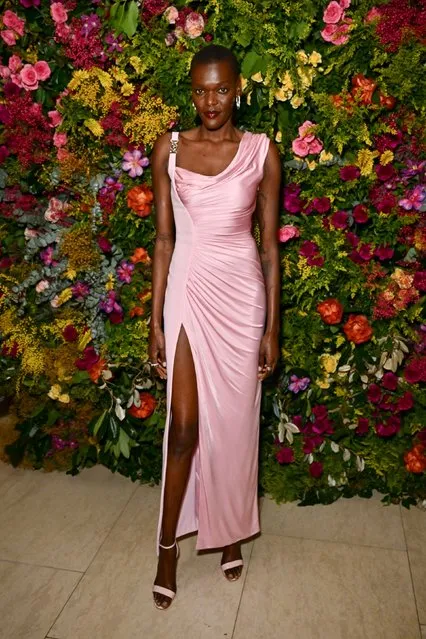 British actress and singer Sheila Atim attends the British Vogue And Tiffany & Co. Celebrate Fashion And Film Party 2024 at Annabel's on February 18, 2024 in London, England. (Photo by Jed Cullen/Dave Benett/Getty Images)
