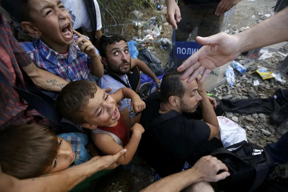 Crush at Macedonian Border