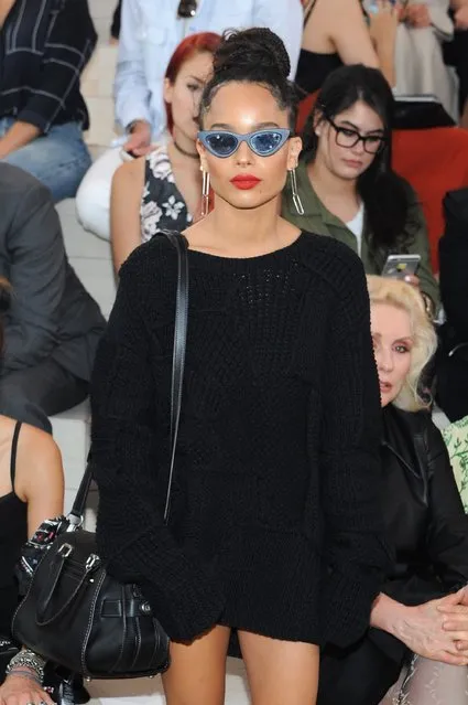 Zoe Kravitz attends the Coach Women's Spring 2016 fashion show during New York Fashion Week on September 15, 2015 in New York City. (Photo by Brad Barket/Getty Images for Coach)