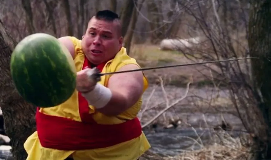 Fruit Ninja in Real Life