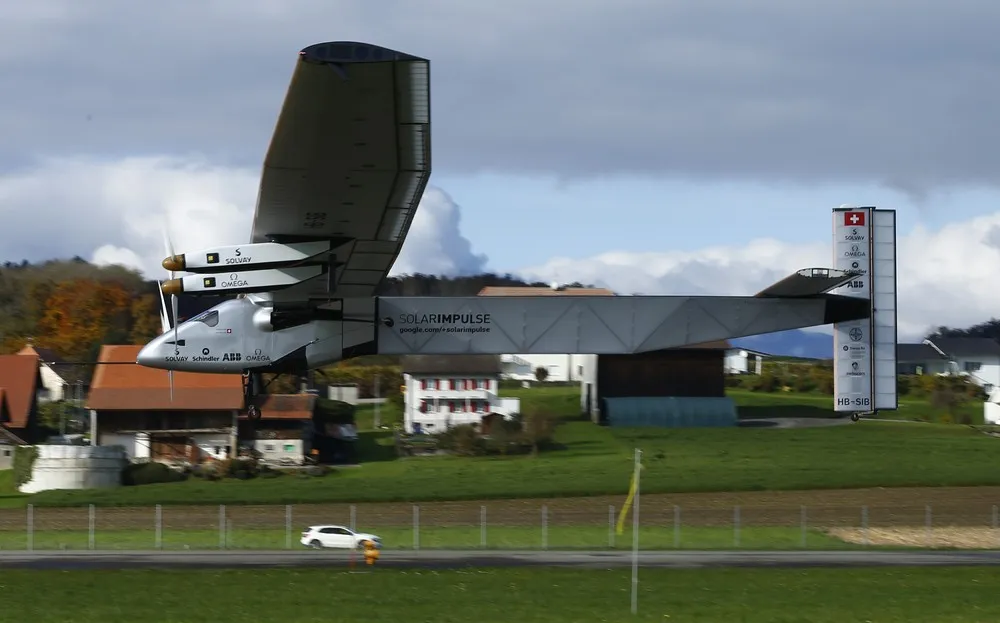 Solar-Powered “Solar Impulse 2” Experimental Aircraft