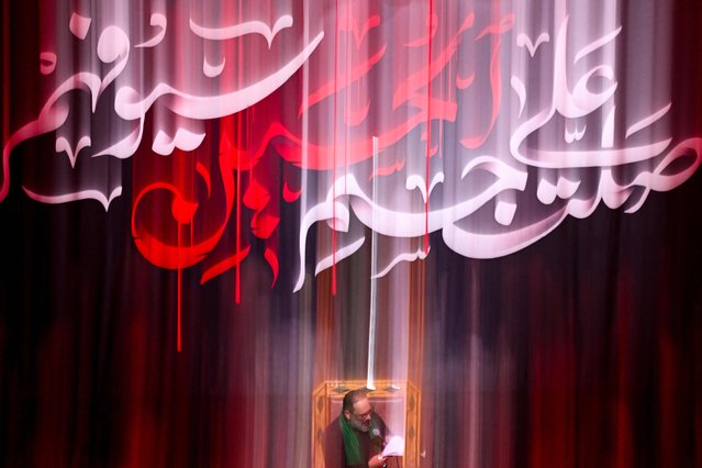 Shiite Muslims take part in a mourning ritual in Iraq's southern city of Basra late on June 26, 2025 on the first night of the Muslim month of Muharram in the lead-up to Ashura. The religious commemoration of Ashura, which includes a ten-day mourning period starting on the first day of Muharram on the Islamic calendar, commemorates the seventh-century slaying of Prophet Mohammed's grandson Imam Hussein in Karbala. (Photo by Hussein Faleh/AFP Photo)