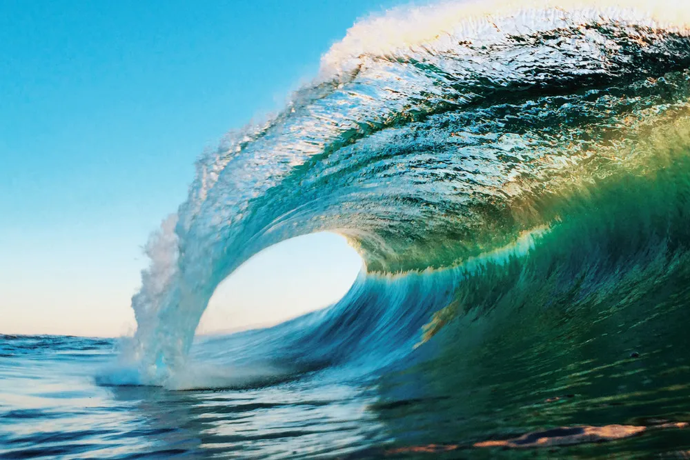 Vibrant Wave Photography