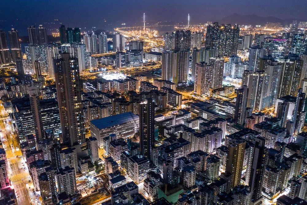 Aerial Views across Hong Kong