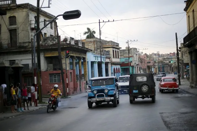 A view of a main street in Havana, March 18, 2016. (Photo by Ivan Alvarado/Reuters)