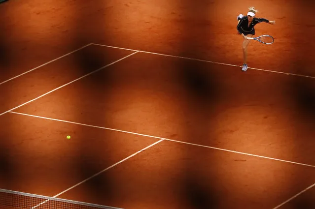 Amanda Anisimova of the U.S. is seen during her semifinal match against Australia's Ashleigh Barty in Paris, France on June 7, 2019. (Photo by Kai Pfaffenbach/Reuters)