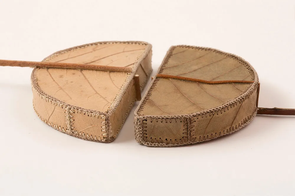 Crocheted Leaf Art by Susanna Bauer 