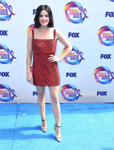 Lucy Hale arrives at the FOX's Teen Choice Awards 2019 on August 11, 2019 in Hermosa Beach, California. (Photo by Steve Granitz/WireImage)