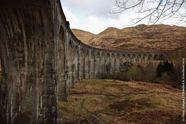 A view of the Glenfinnan Viaduct