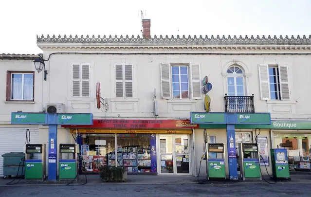 An Elan fuel station is seen in Gimont, southwestern France, January 13, 2015. (Photo by Regis Duvignau/Reuters)