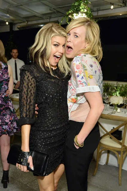 Singer-songwriter Fergie (L) and  comedian/actress/writer/TV host/producer Chelsea Handler attend Fergie, First Lady of Los Angeles Amy Elaine Wakeland & Barneys New York Host Dinner to Welcome Cindi Leive & Glamour's 2016 Women of the Year to the West Coast on November 13, 2016 in Los Angeles, California. (Photo by Stefanie Keenan/Getty Images for Glamour)