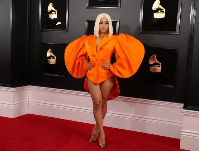 Hennessy Carolina arrives at the 61st annual Grammy Awards at the Staples Center on Sunday, February 10, 2019, in Los Angeles. (Photo by Lucy Nicholson/Reuters)