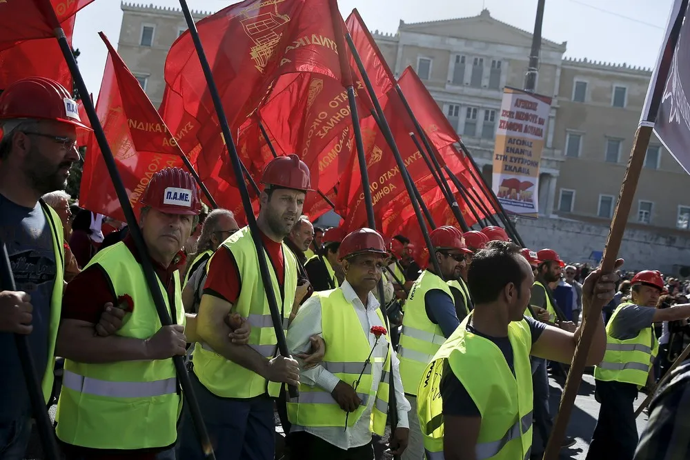 May Day Marches Around the World