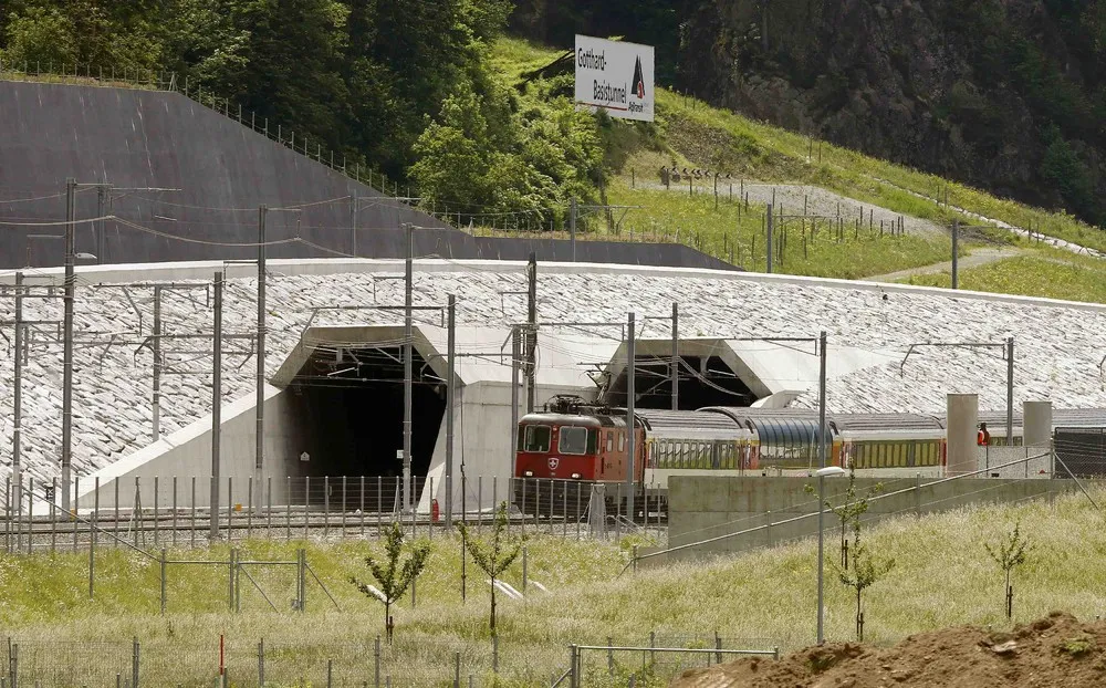 World's Longest Train Tunnel