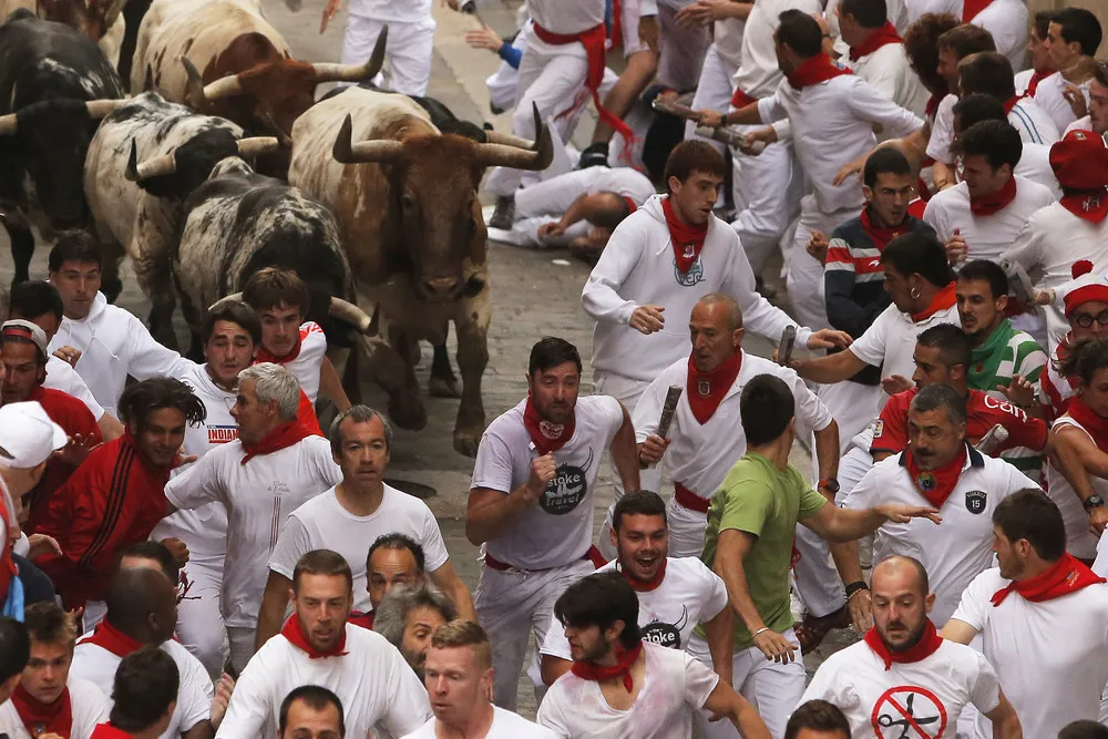 Running of the Bulls in Pamplona