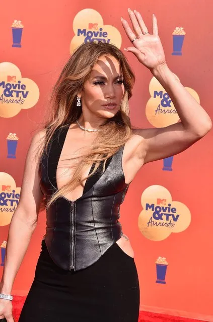 Jennifer Lopez attends the 2022 MTV Movie & TV Awards at Barker Hangar on June 05, 2022 in Santa Monica, California. Photo by Jeffrey Mayer/JTMPhotos/The Mega Agency)