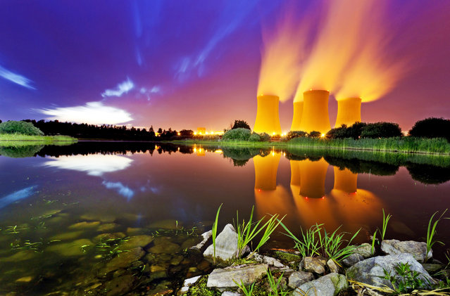 Nuclear power station Temelin, Czech Republic. (Photo by Radek Kalhous/Caters News)