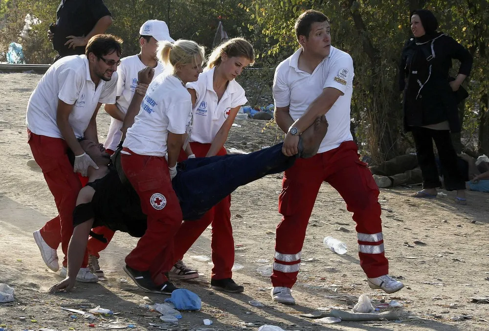 Crush at Macedonian Border