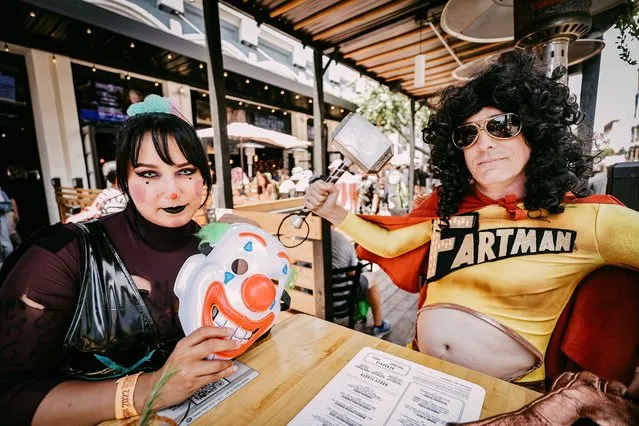 Cosplayers attend 2022 Comic-Con International: San Diego on July 22, 2022 in San Diego, California. (Photo by Matt Winkelmeyer/Getty Images/AFP Photo)