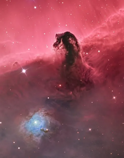 “The Horsehead Nebula”. The photo of the Horsehead Nebula includes the folds of illuminated gases below the well-known formation. Winner in the Deep Space category. (Photo by Bill Snyder, USA/The Astronomy Photographer of the Year 2014 Contest)