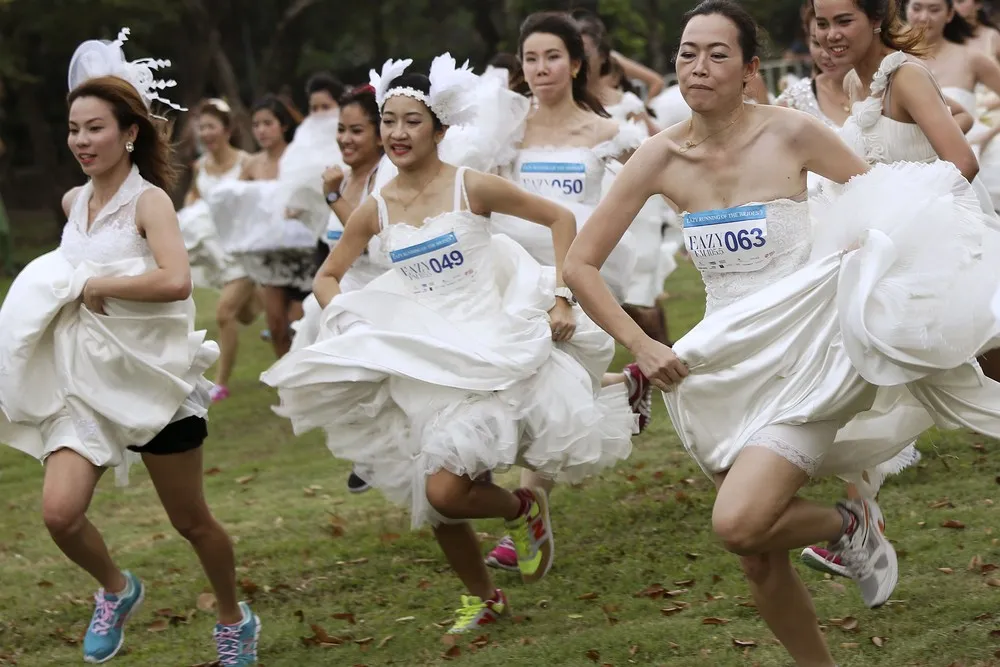 Running of the Brides in Bangkok