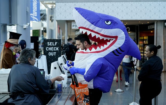 Cosplayers attend the New York Comic Con 2024 at the Jacob Javits Convention Center in New York City on October 19, 2024. The four-day event is the largest comics and pop culture event on the East Coast. (Photo by Timothy A. Clary/AFP Photo)