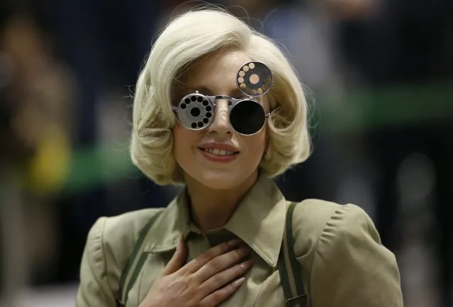 Singer Lady Gaga arrives at Narita international airport, east of Tokyo November 26, 2013. (Photo by Yuya Shino/Reuters)