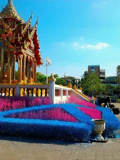 Colourful Campus Of Thailand`s Rangsit University