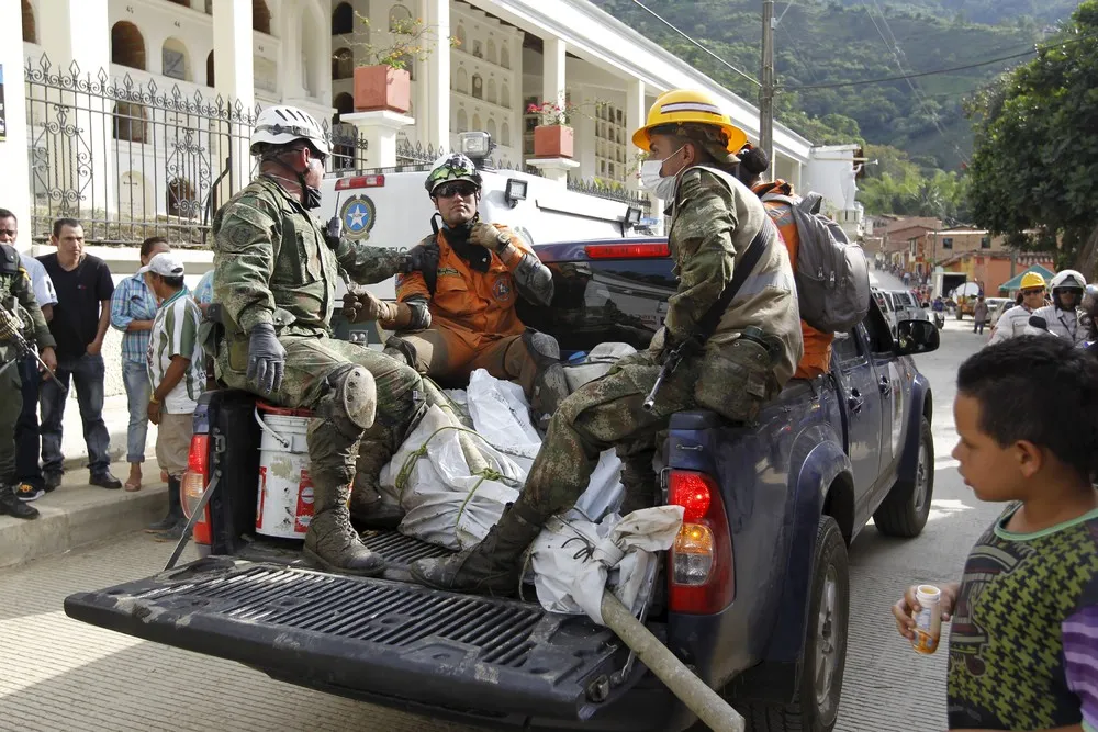 Mudslide Sweep Away Homes in Colombia