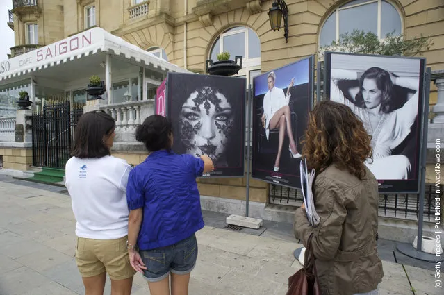 Marie Claire Magazine Film Exhibition at Oquendo street during 59th San Sebastian Film Festival