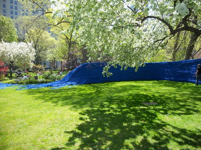 Red, Yellow, and Blue – A Cool Art Installation in Madison Square Park