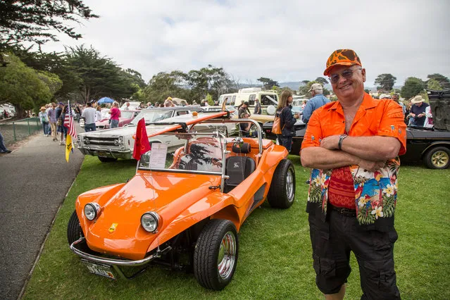 The Meyers Manx was a featured car at the $500-a-ticket Quail Motorsports event the day before. The Concours d'Lemons is free, and held in a city park, minus the top-shelf booze and caviar stand – and yet the Manx “Kickout” here was just as cool as those as Quail. (Photo by Robert Kerian/Yahoo Autos)