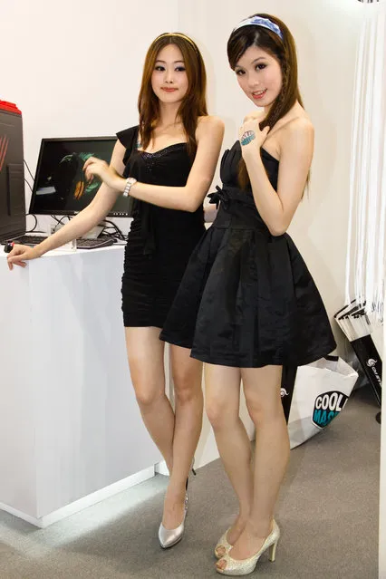 Asian Beauty: Hot Promotional Models in Taipei, Taiwan. Computex Taipei 2010