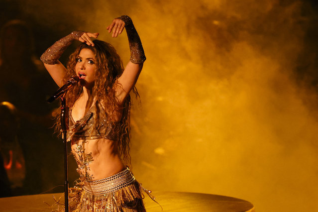 Shakira performs during the 67th Annual Grammy Awards in Los Angeles, California, U.S., February 2, 2025. (Photo by Mario Anzuoni/Reuters)