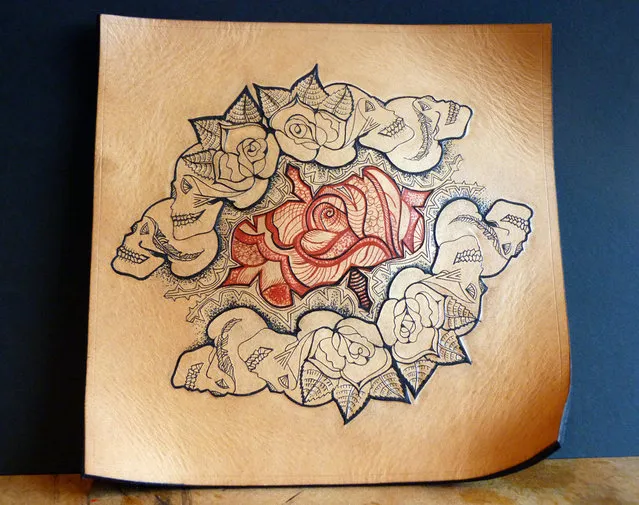 Tattooed Leather Art By Punctured Artefact